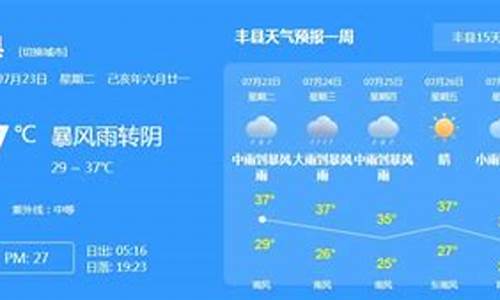 丰县24小时天气_丰县24小时天气